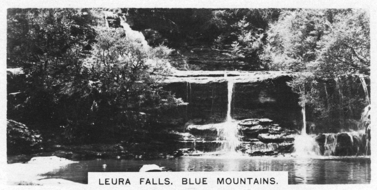 Leura Falls, Blue Mountains, Australien, 1928 av Unbekannt