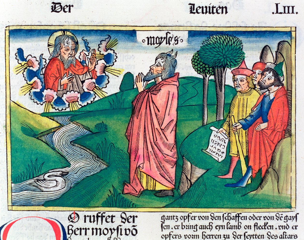 Tredje Moseboken 1:1-7: Offerlagen av Unbekannt