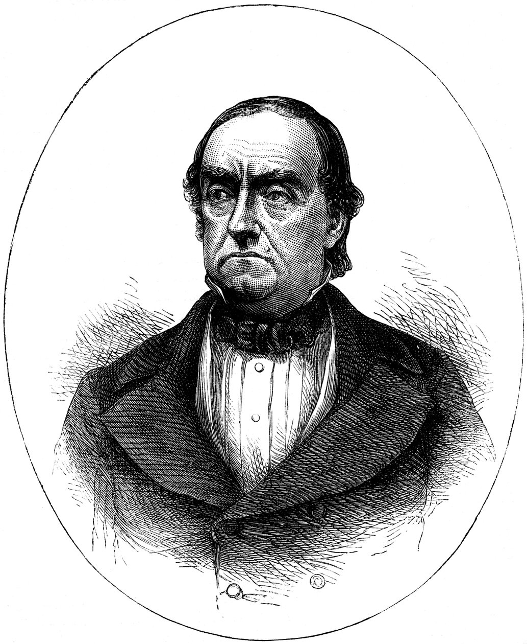 Lewis Cass, amerikansk soldat, statsman och historiker, c1880 av Unbekannt