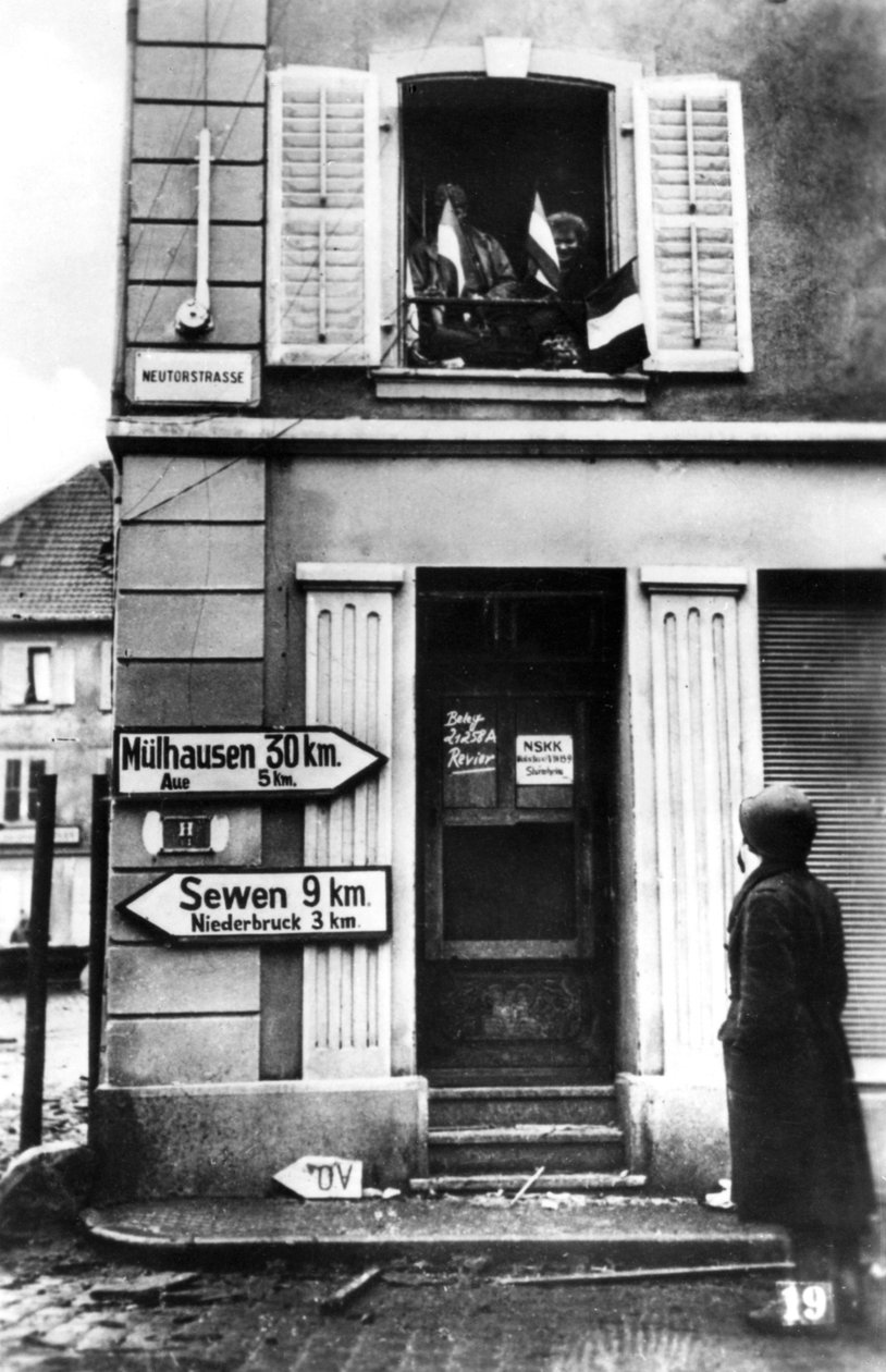 Befrielsen av Alsace-Lorraine, 1944-1945 av Unbekannt