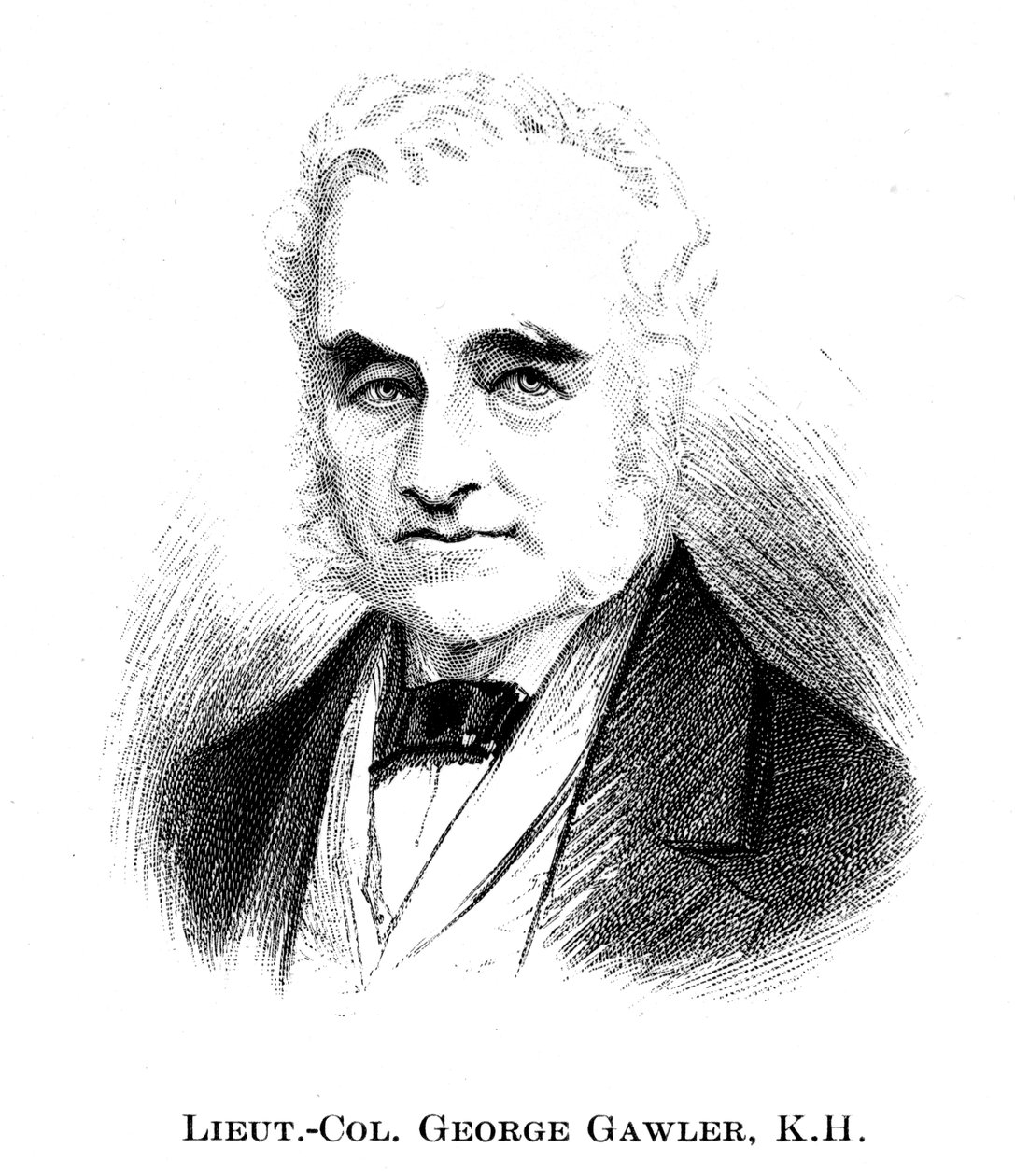 Överstelöjtnant George Gawler, 1886 av Unbekannt