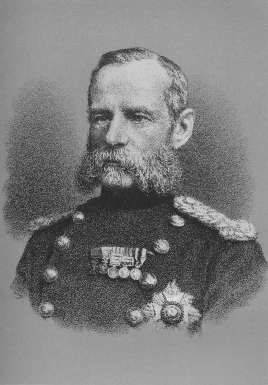Generallöjtnant Sir Frederick Roberts, brittisk soldat, c1880 1883 av Unbekannt