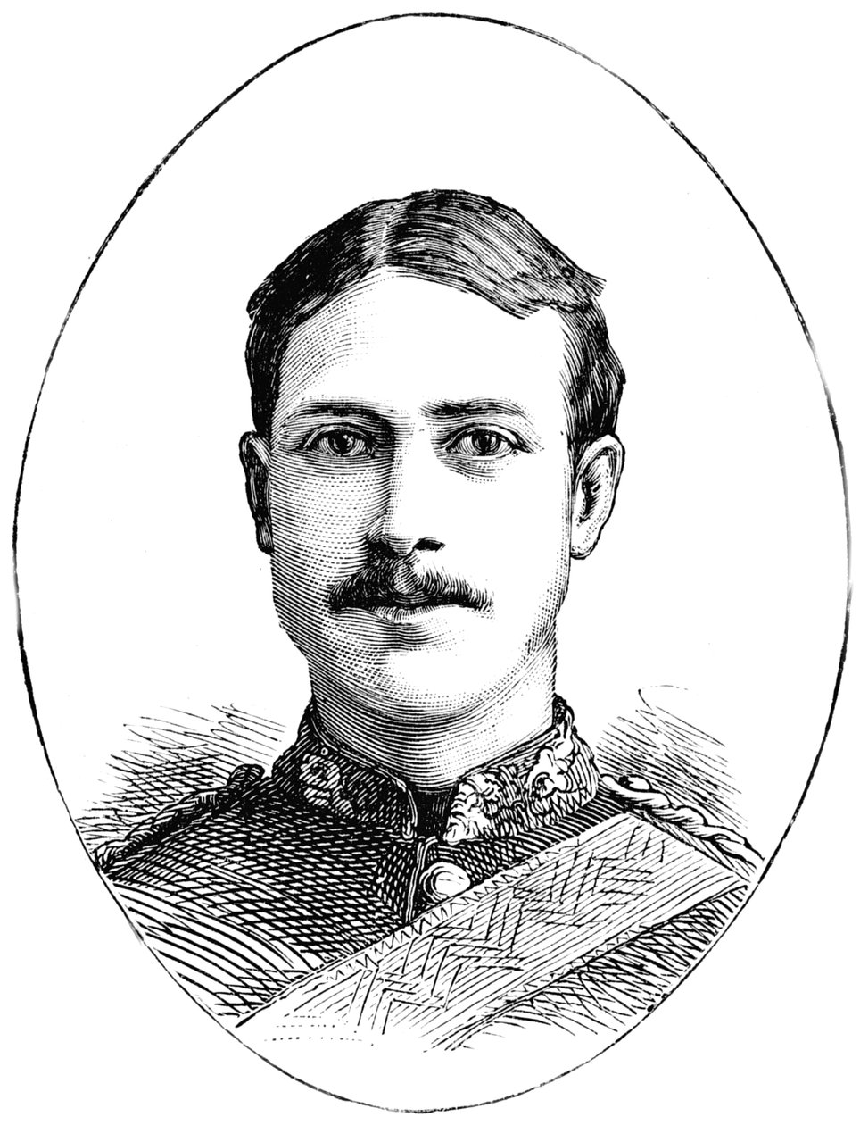 Löjtnant Henry Gribble, 3rd Dragoon Guards, c1882 av Unbekannt