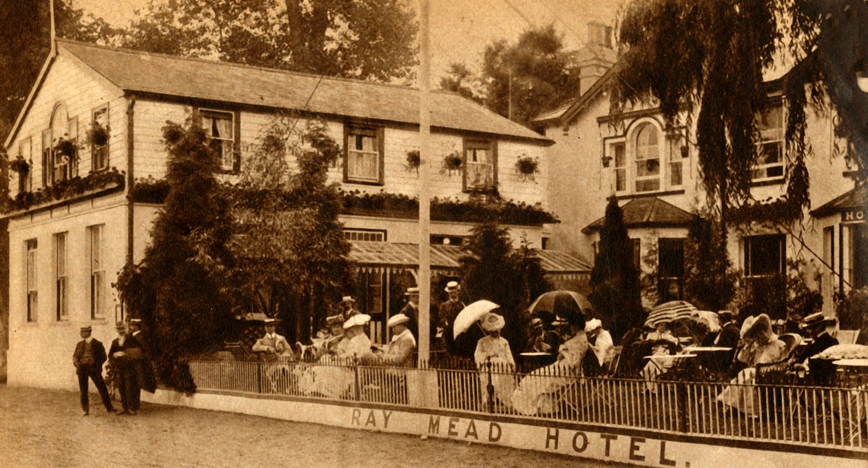 Livet vid Themsen under tidiga edvardianska dagar, 1902, 1933. av Unbekannt