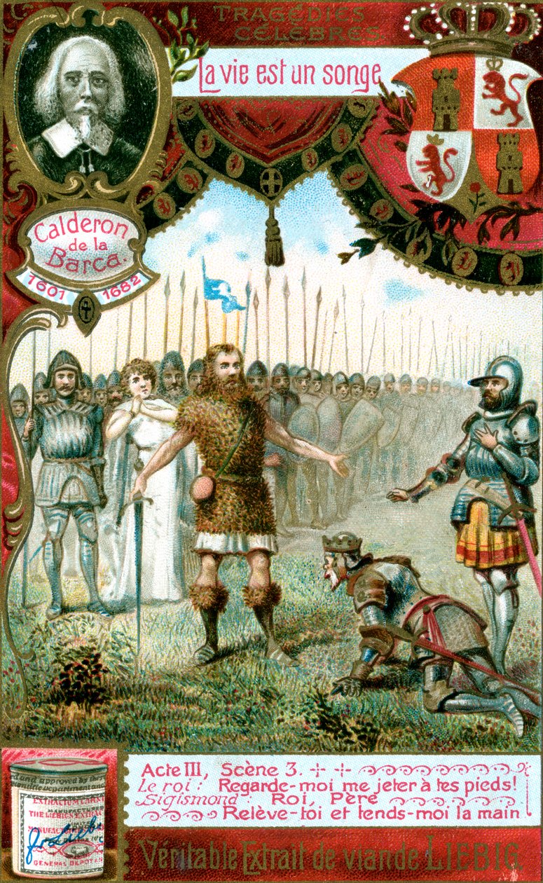 Livet är en dröm av Calderon de la Barca 1600-1681, c1900 av Unbekannt