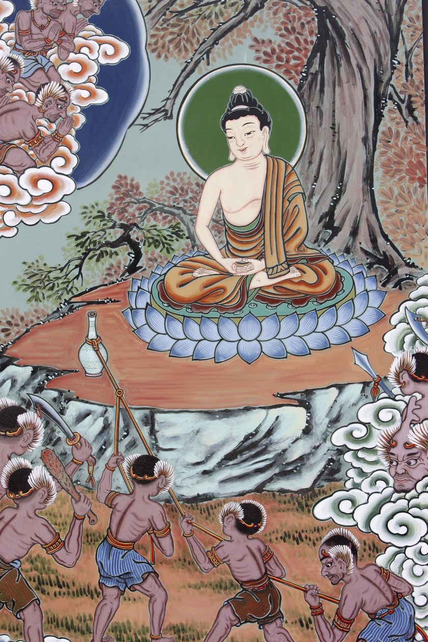 Life of Buddha Temptation and Enlightenment, Seoul, Coree du Sud av Unbekannt