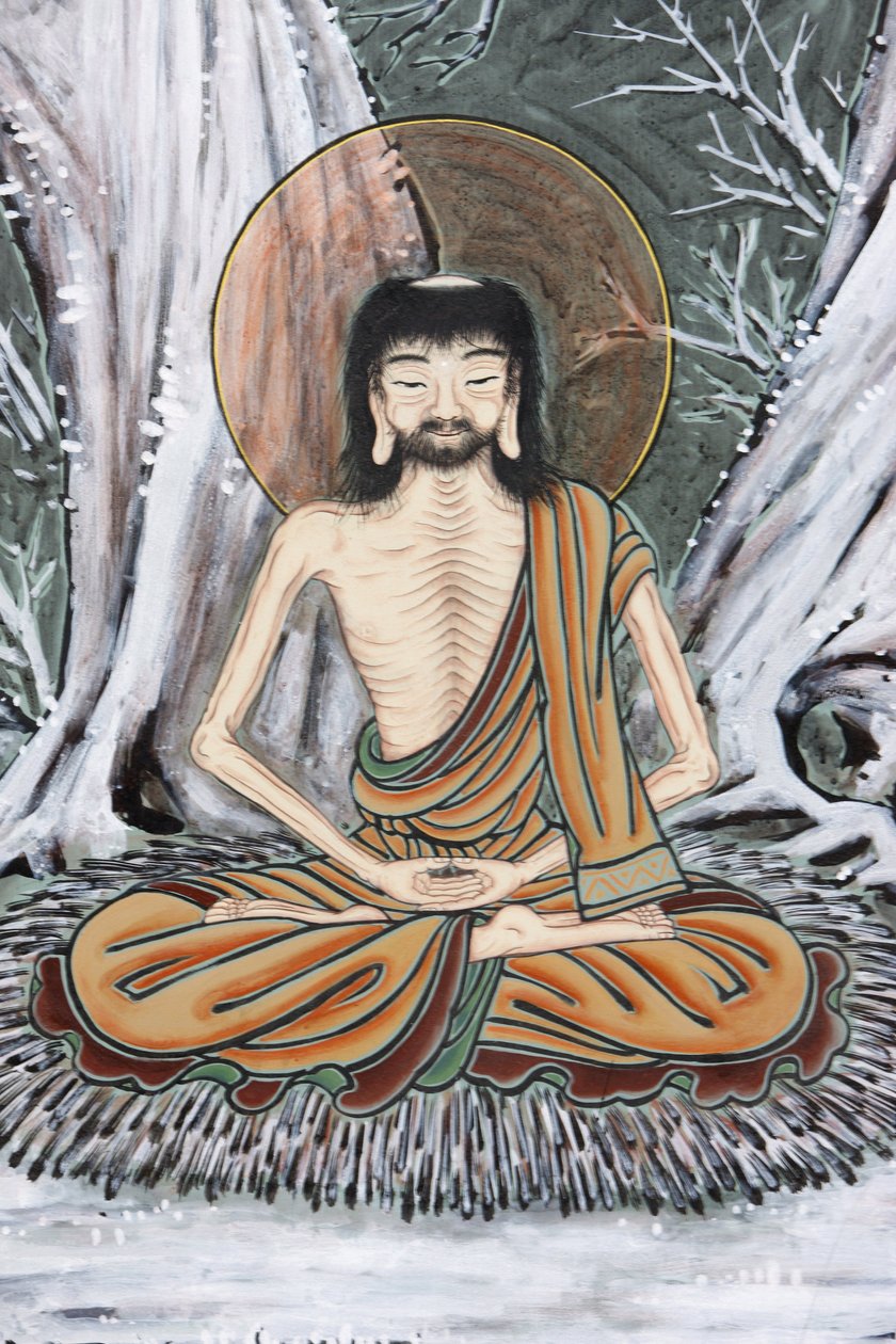 Buddhas liv Den unga asketen utövar extrem självnedgång i sex år i hopp om att upptäcka Sanningen, Seoul, Coree du Sud av Unbekannt