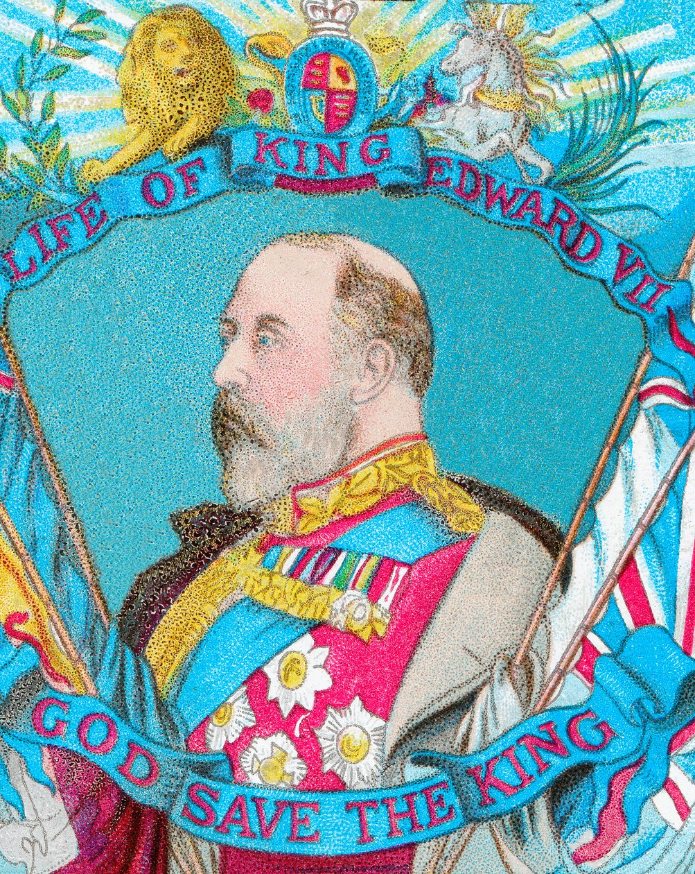 Life of King Edward VII: God Save the King, c1902 av Unbekannt