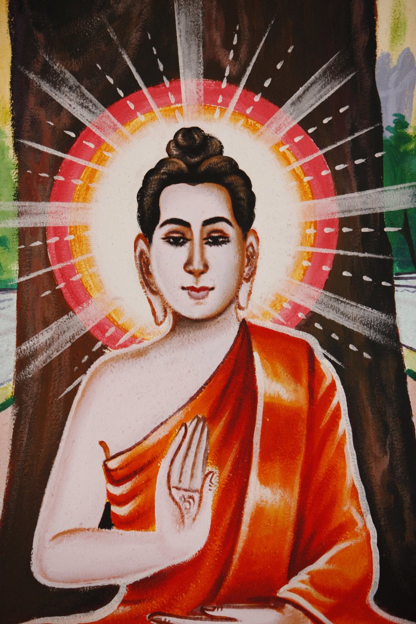 Buddhas liv Undervisar om de fyra ädla sanningarna, Siem Reap, Kambodja av Unbekannt