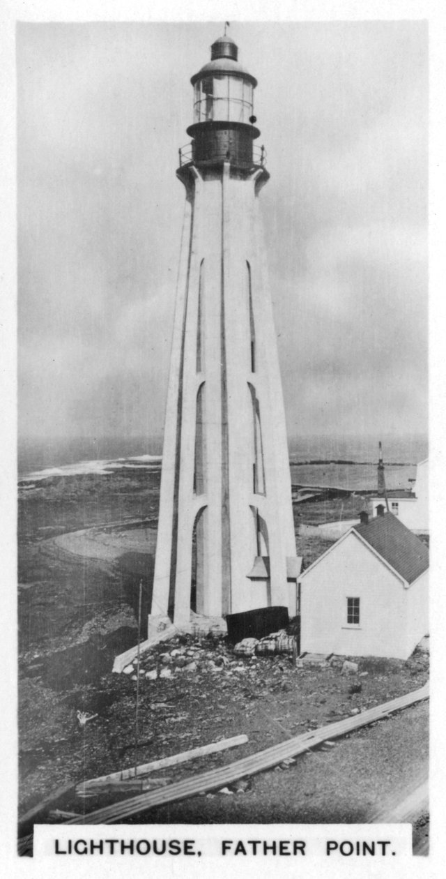 Fyr, Father Point, Quebec, Kanada, c1920-talet av Unbekannt