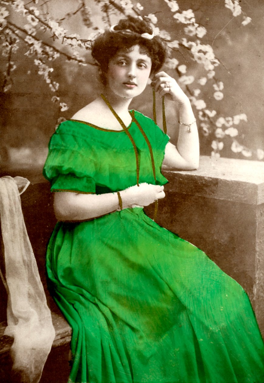 Lilian Braithwaite 1873-1948, engelsk skådespelerska, 1907 av Unbekannt