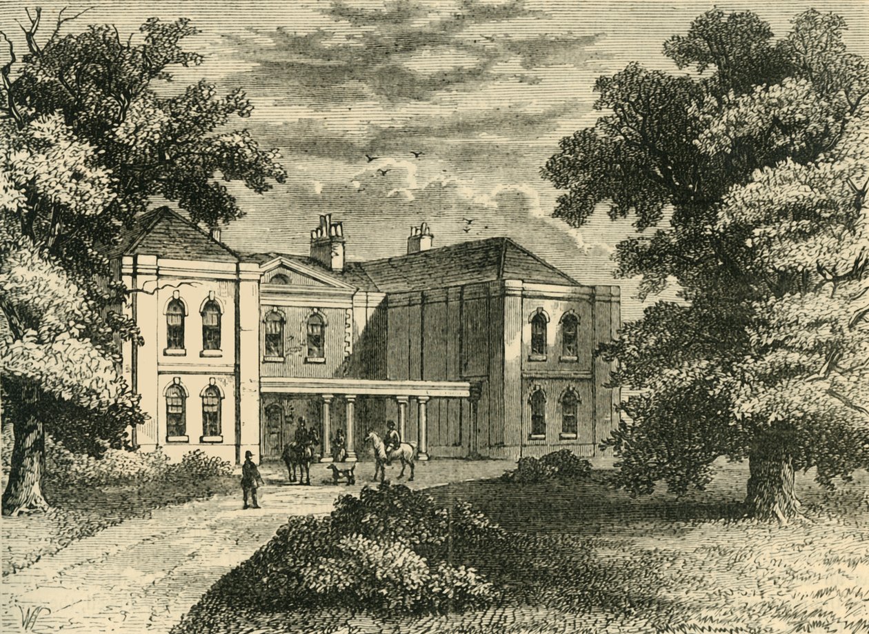 Lime Grove, Putney, 1810, c1878. av Unbekannt