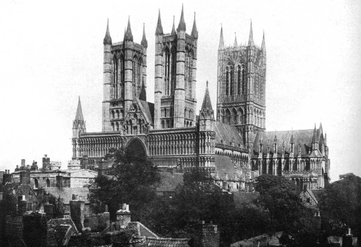 Lincoln Cathedral, 1926 av Unbekannt