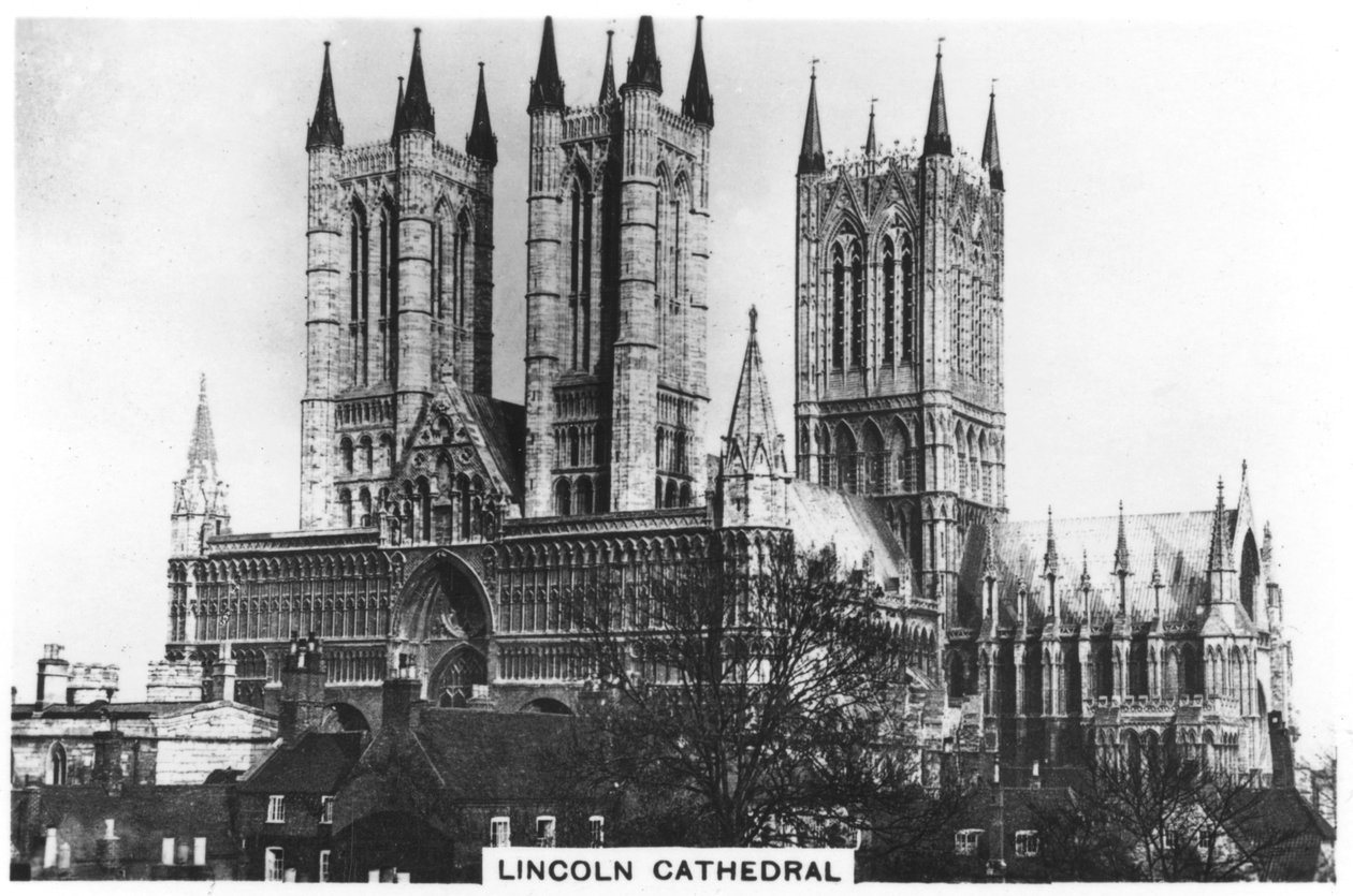 Lincoln Cathedral, 1936 av Unbekannt