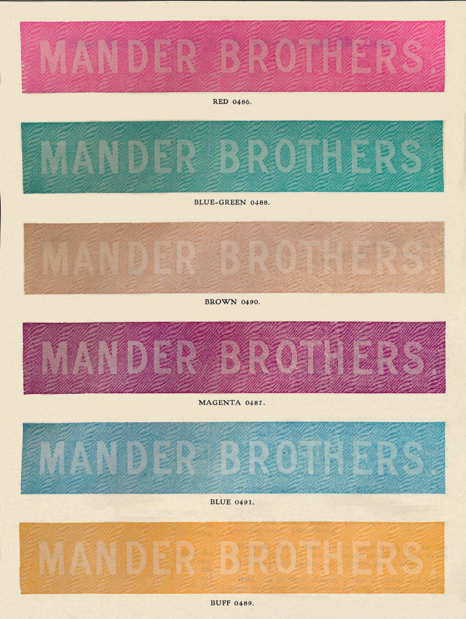 Linotyppraktik - Mander Brothers annons, 1910 av Unbekannt
