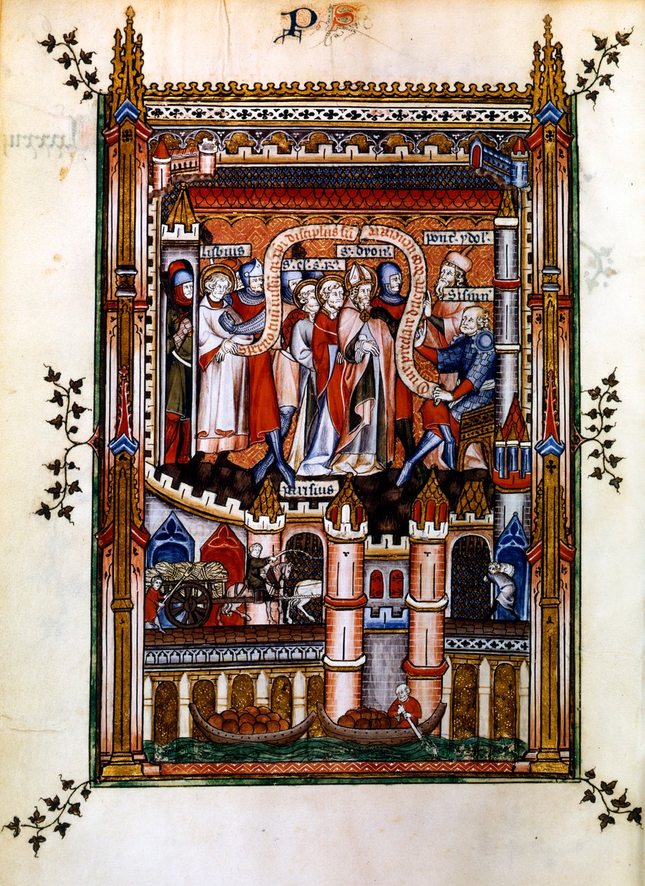 Lisbius utropar sig själv som Kristi lärjunge, 1317 av Unbekannt