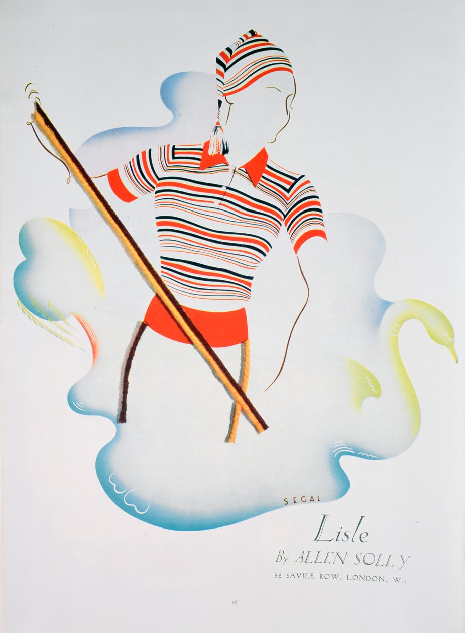 Lisle av Allen Solly, modeannons, 1937 av Unbekannt