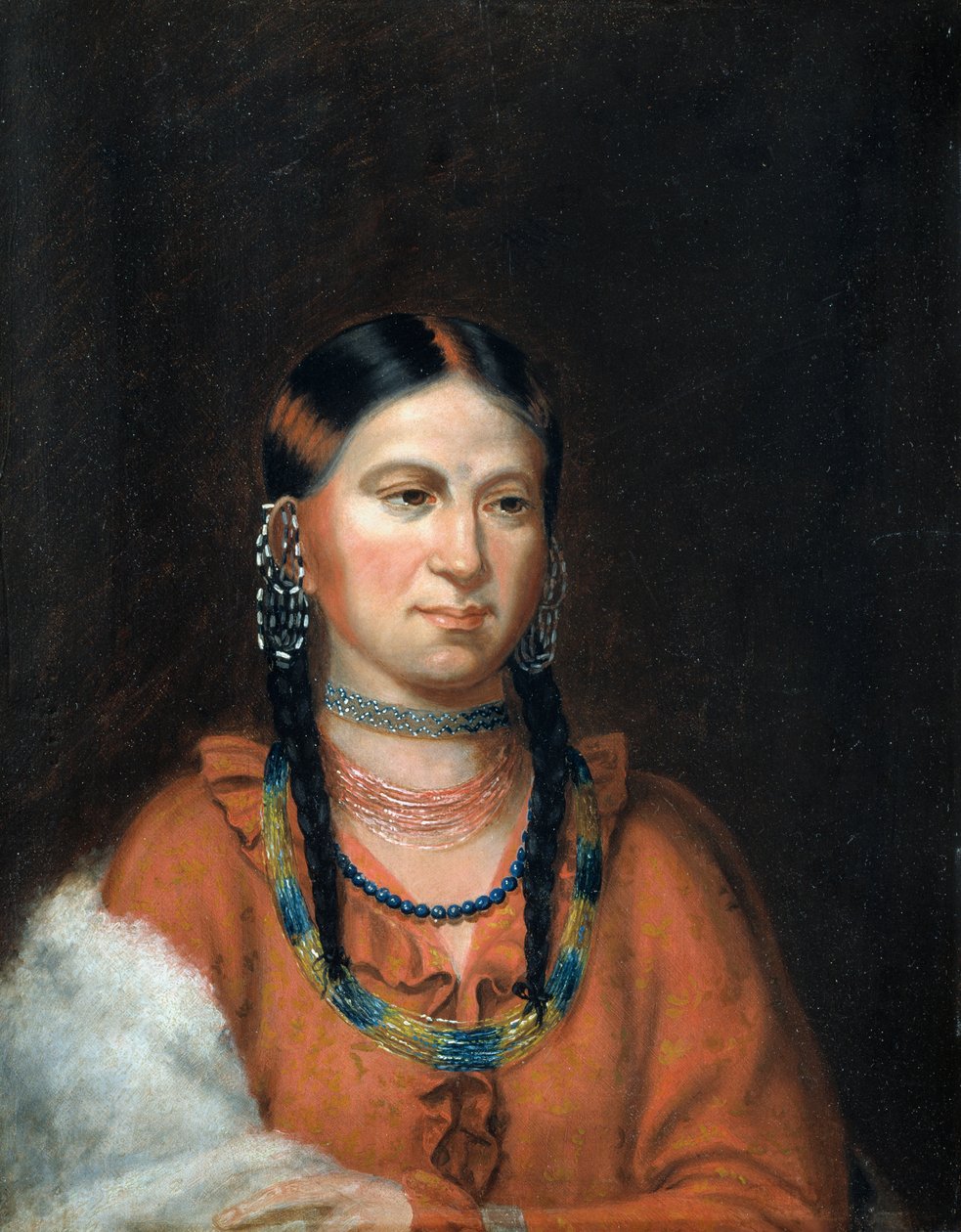 Lilla örnen, Wad-ben-de-ba, 1822. av Unbekannt