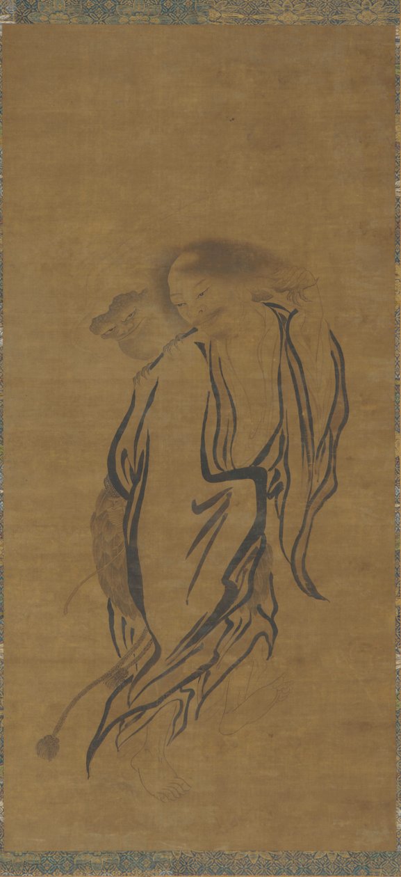 Liu Hai med en trebent padda, Mingdynastin, 1500-talet. av Unbekannt