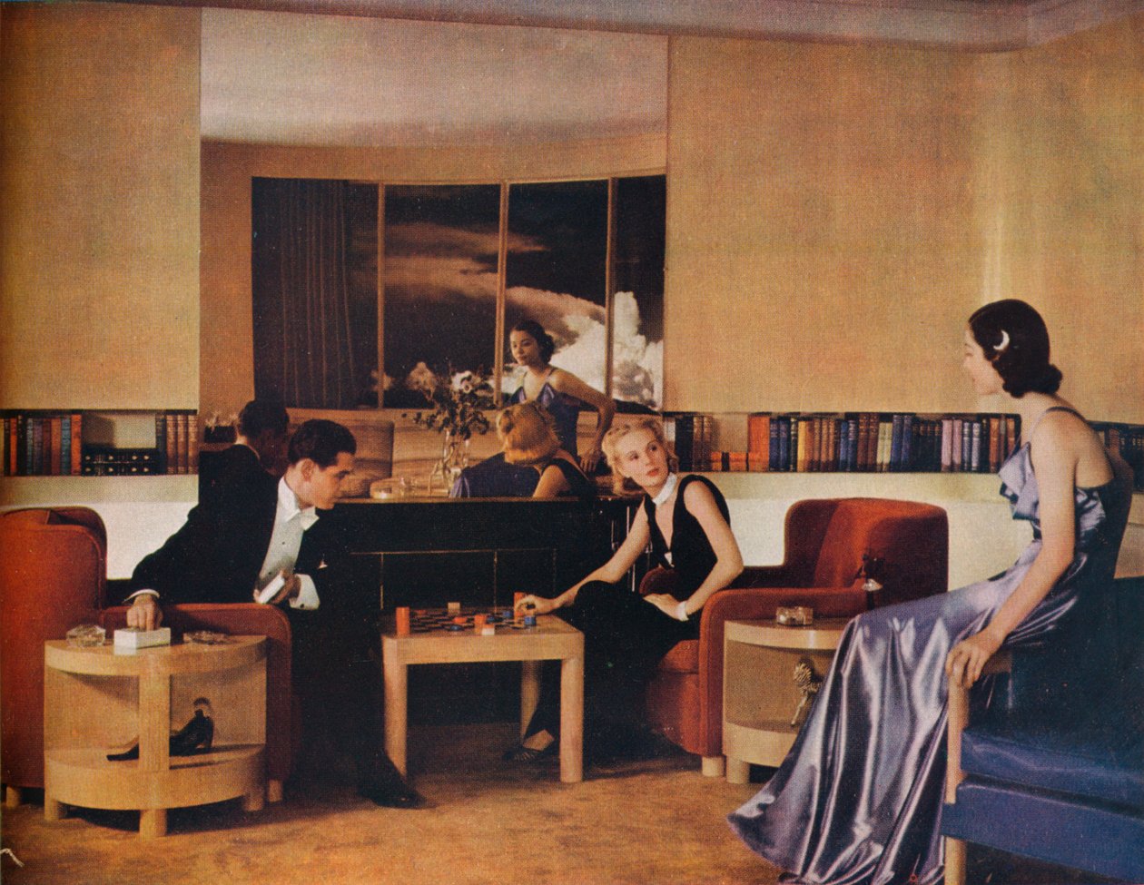 Vardagsrum designat av Paul MacAlister, 1938 av Unbekannt