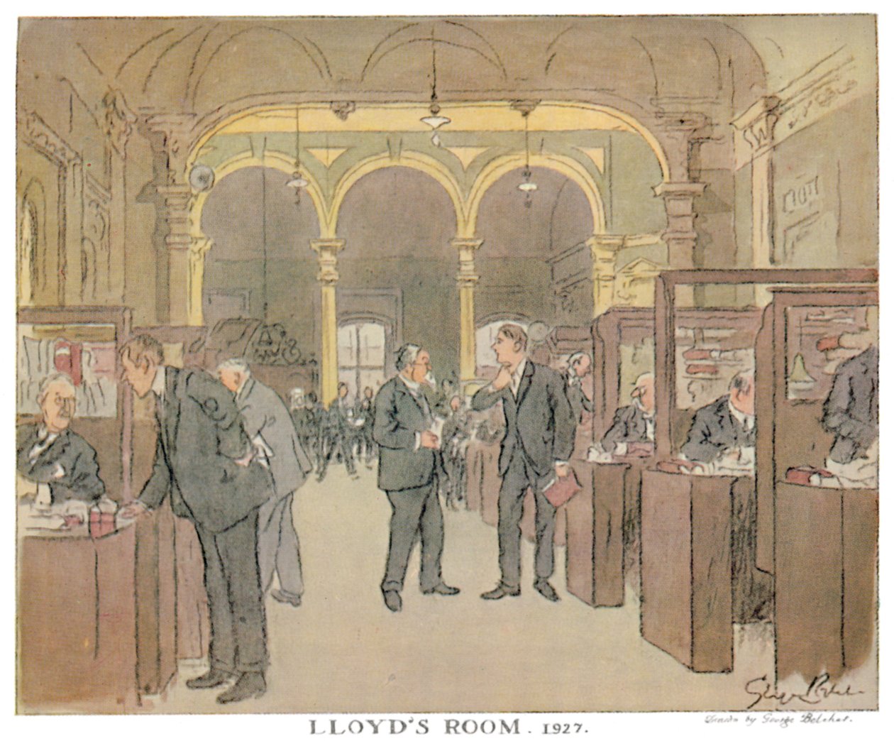 Lloyds rum. 1927 - As Seen by a Punch Artist, 1928 av Unbekannt