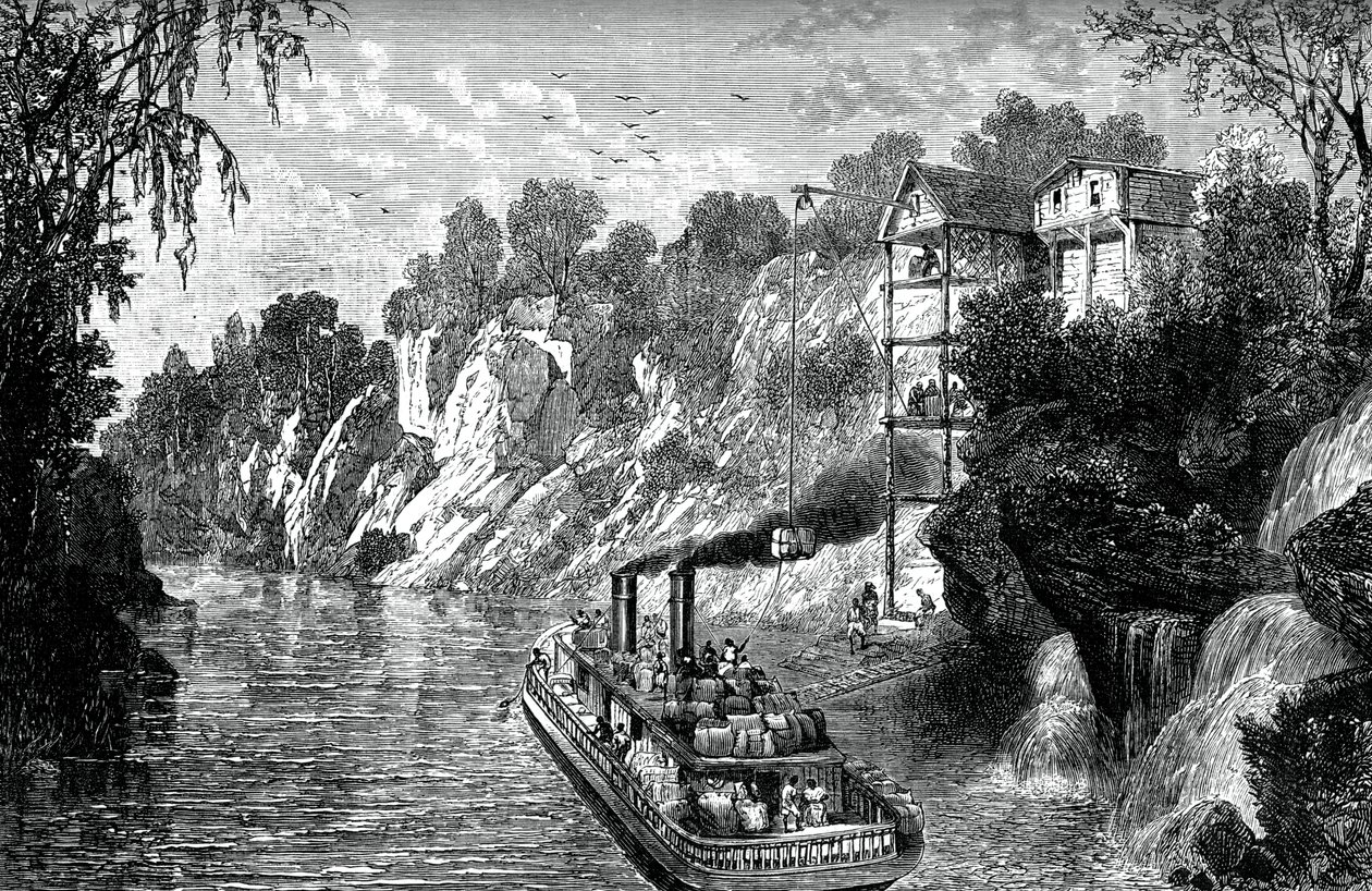Laddar en bomullsångare, c1880 av Unbekannt