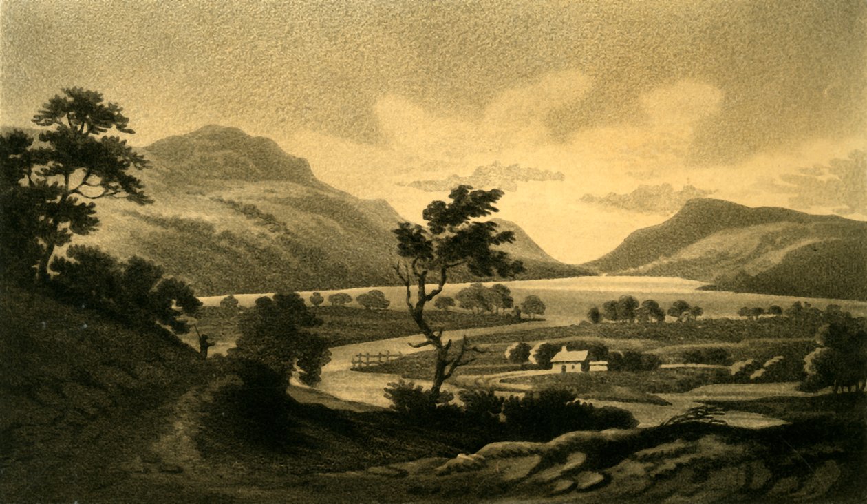 Loch-tay, från Killin, 1802. av Unbekannt