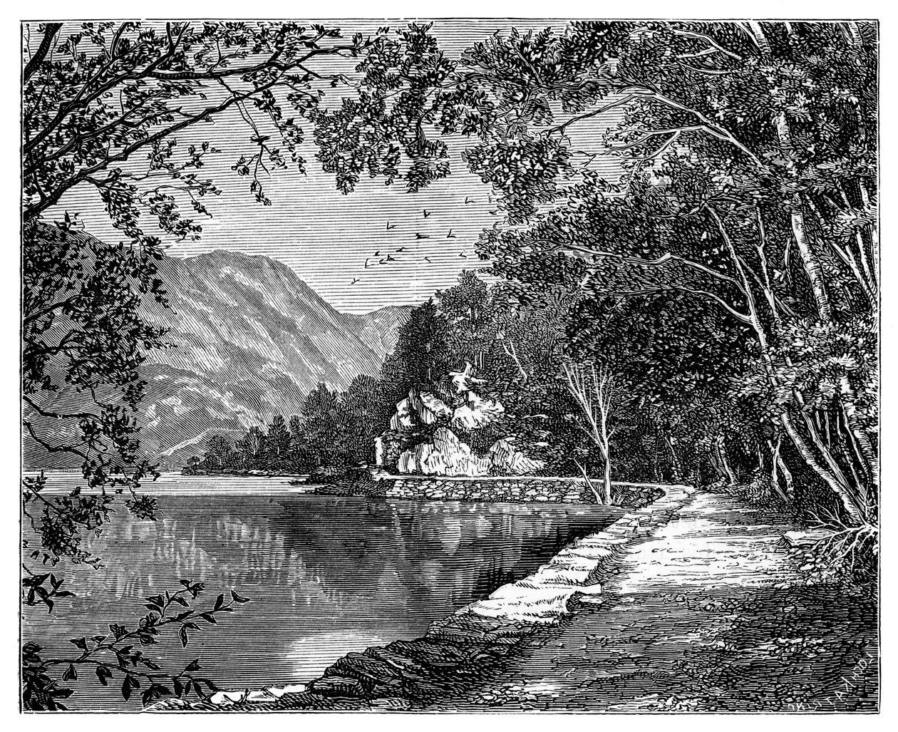 Loch Katrine, Skottland av Unbekannt