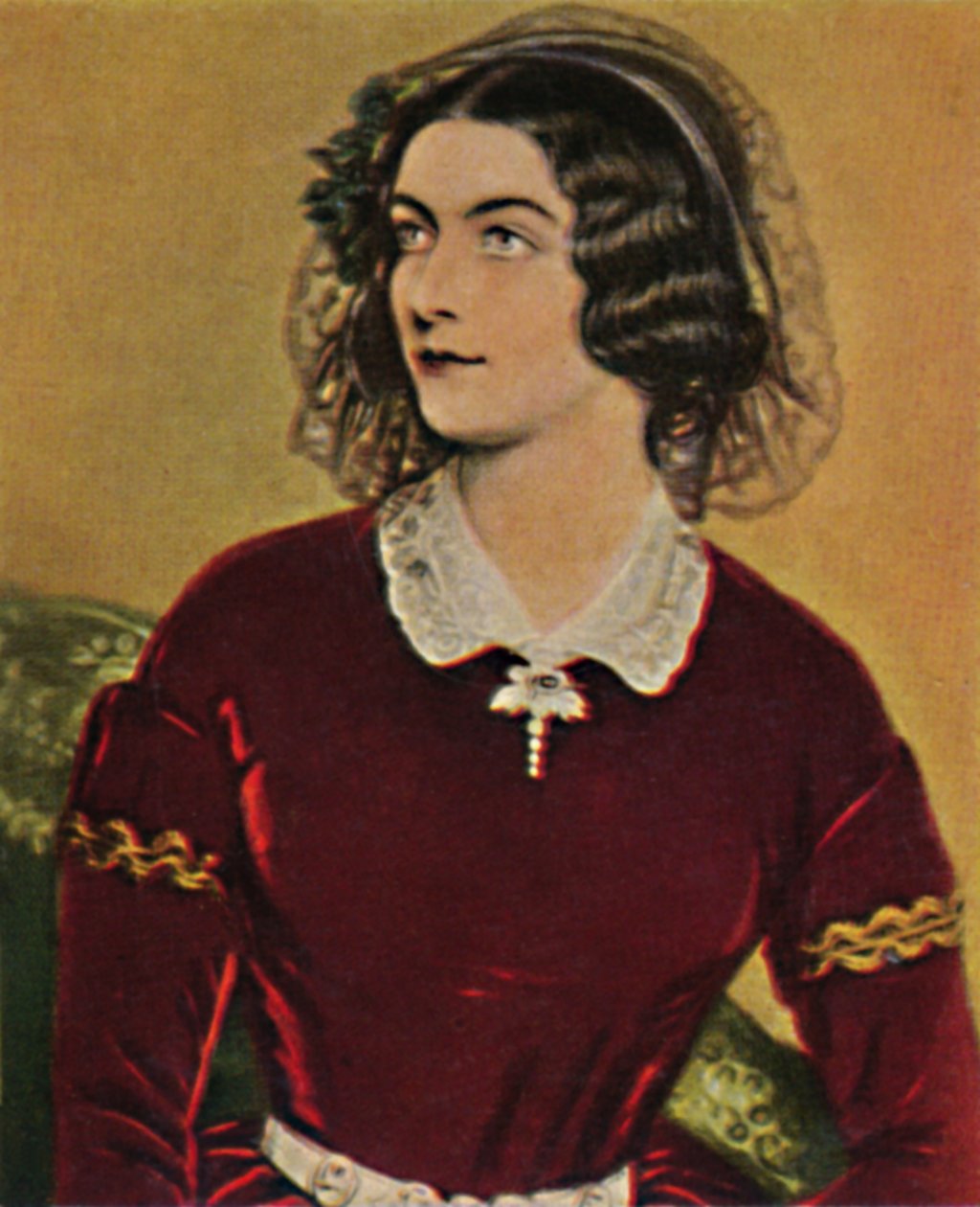 Lola Montez 1818-1861. - Målning av Stieler, 1934. av Unbekannt