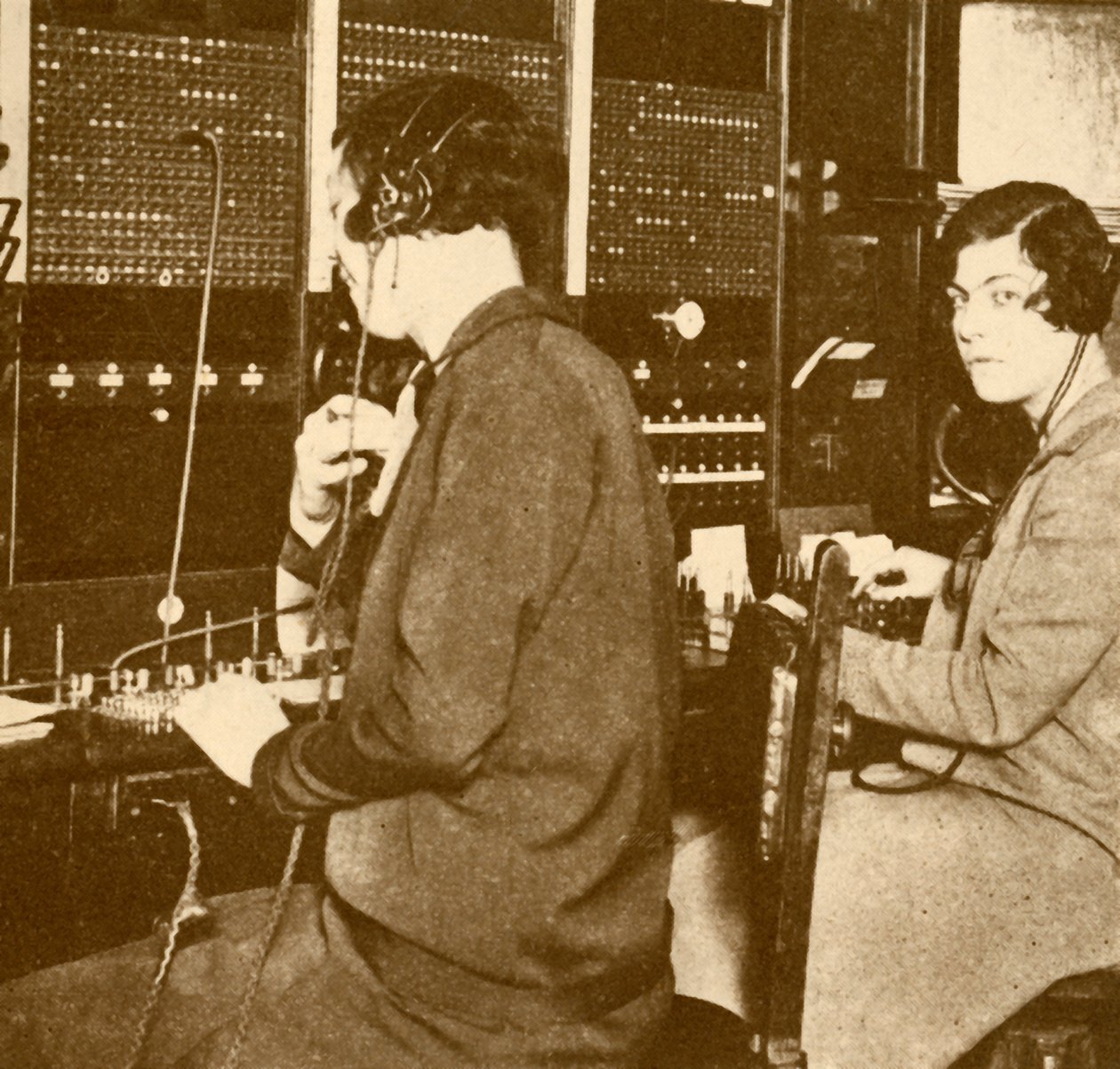 London-New York telefontjänst, c1930. av Unbekannt