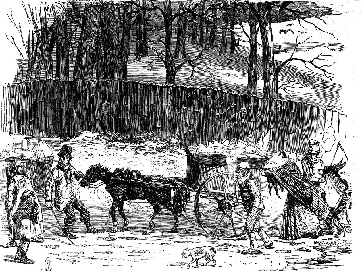 Londons isvagnar, 1850 av Unbekannt