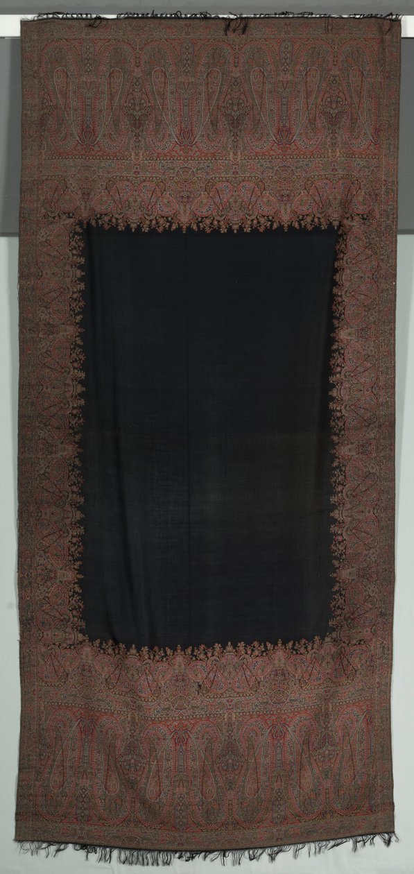 Lång sjal med gallerier, 1830-1835. av Unbekannt