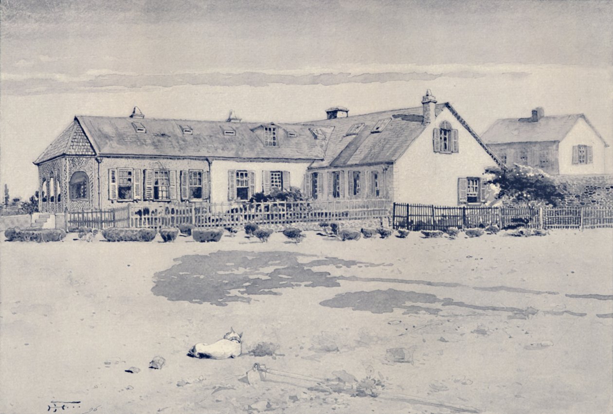 Longwood, Napoleons residens i St. Helena, 1896 av Unbekannt