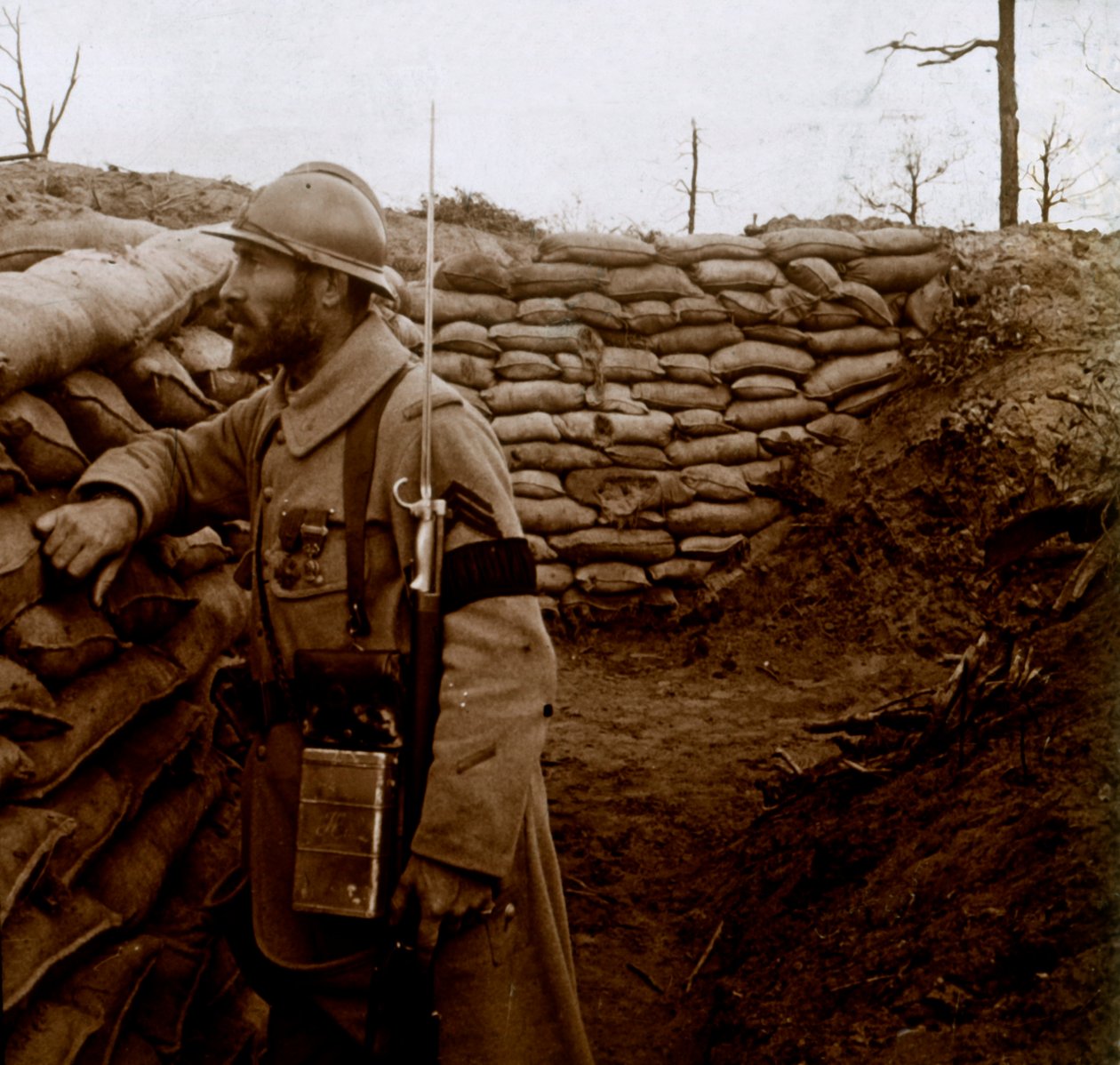 Utkik, c1914-c1918 av Unbekannt