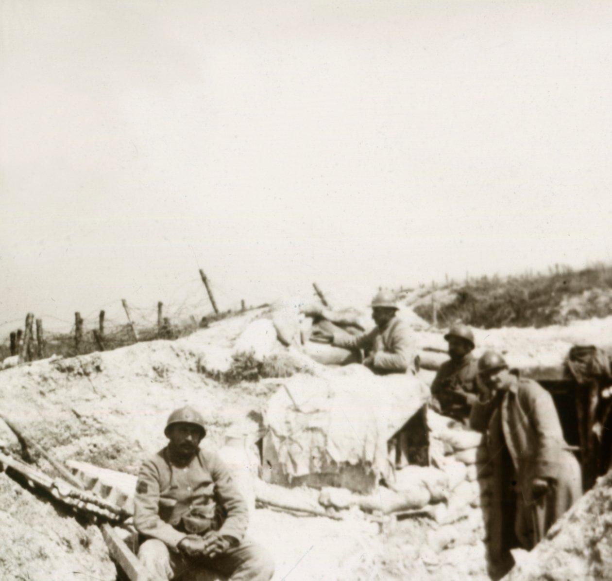 Utkikspost, Massiges, norra Frankrike, c1914-c1918. av Unbekannt
