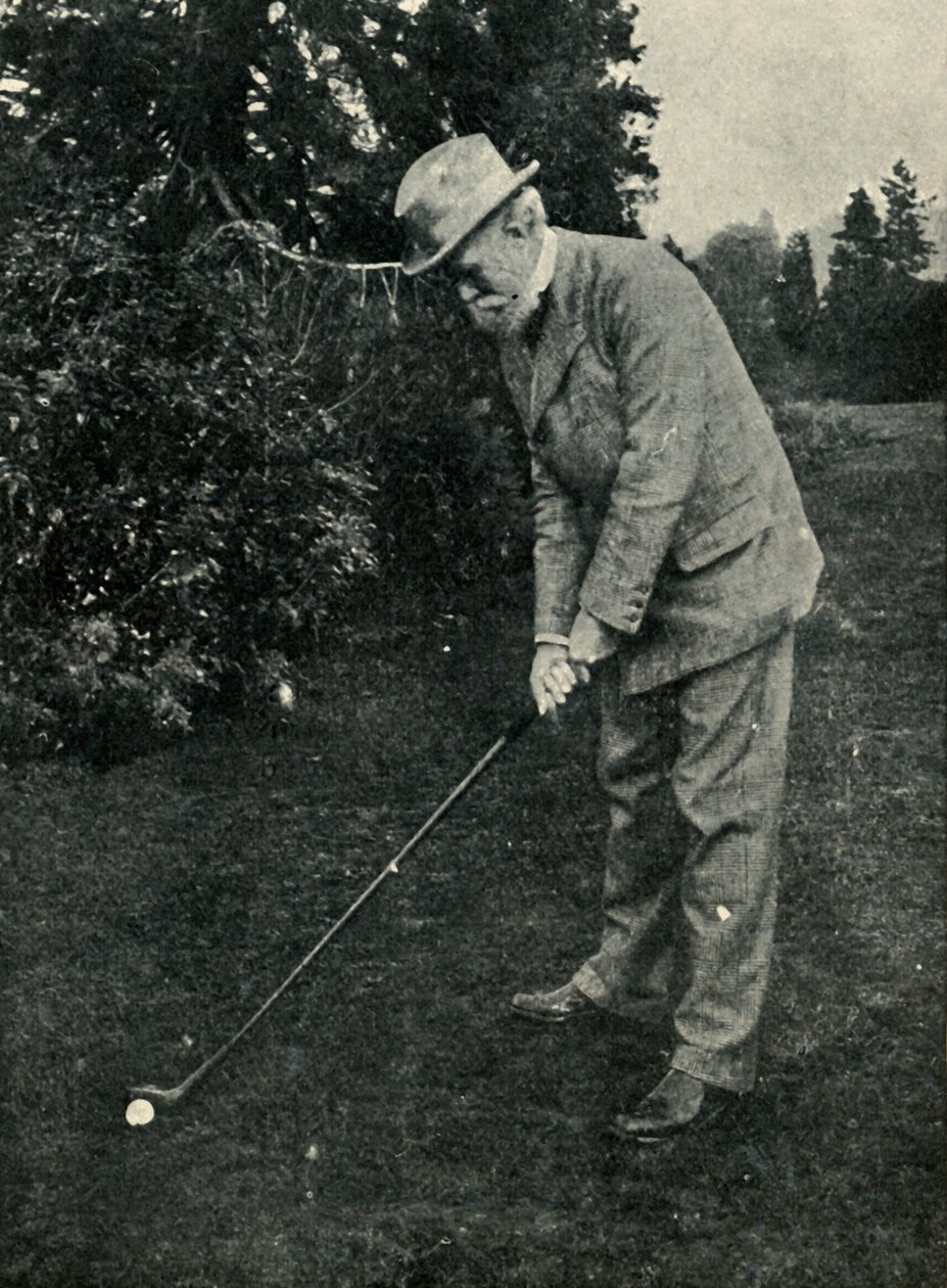 Lord Avebury har nyligen tagit till golf, 1901. av Unbekannt