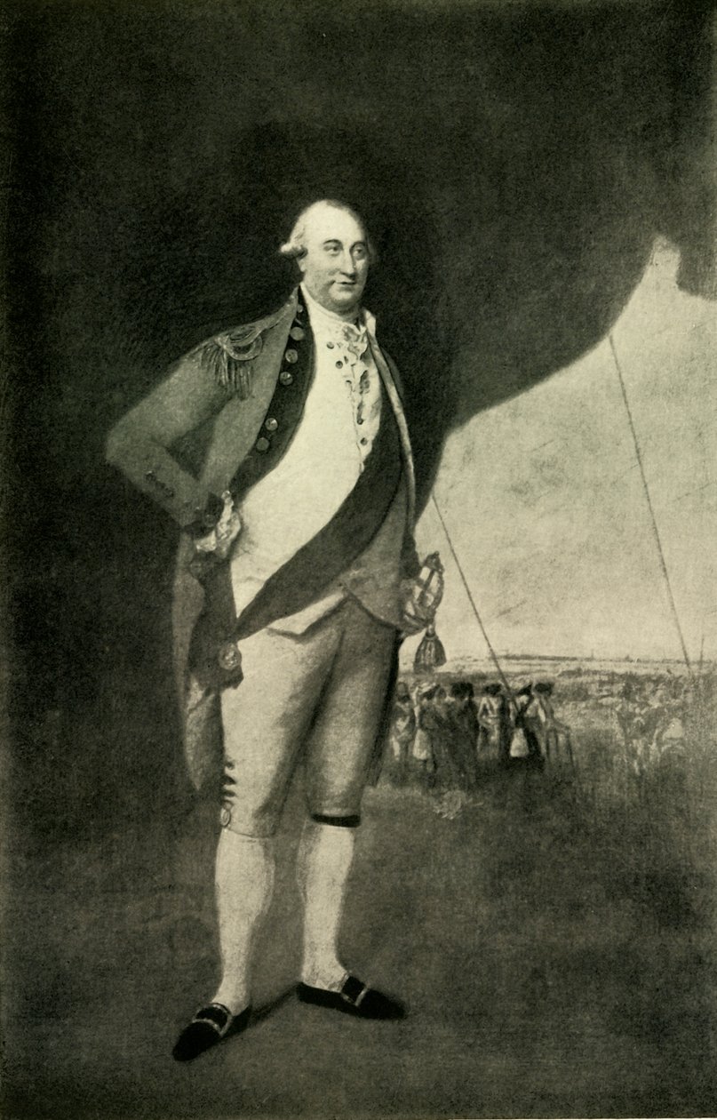 Lord Cornwallis som generalguvernör, 1793, 1925. av Unbekannt