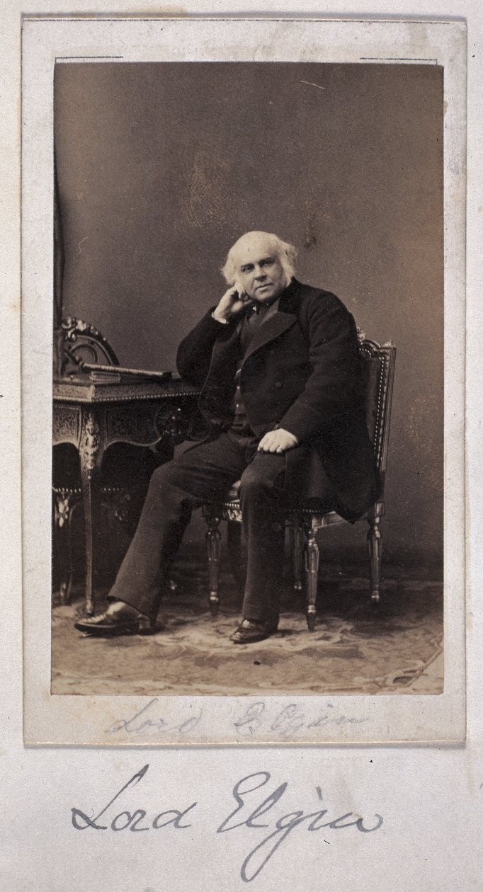 Lord Elgin, brittisk diplomat, ca 1860 av Unbekannt