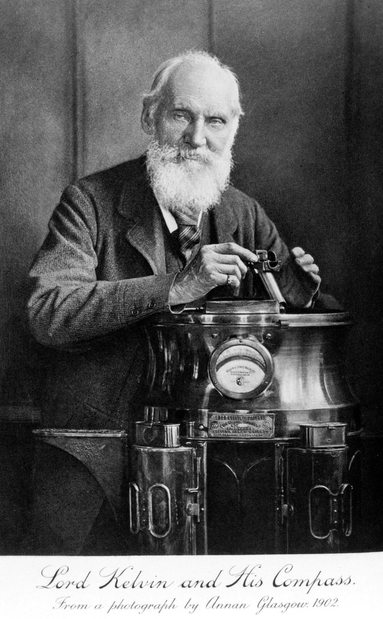 Lord Kelvin och hans kompass av Unbekannt