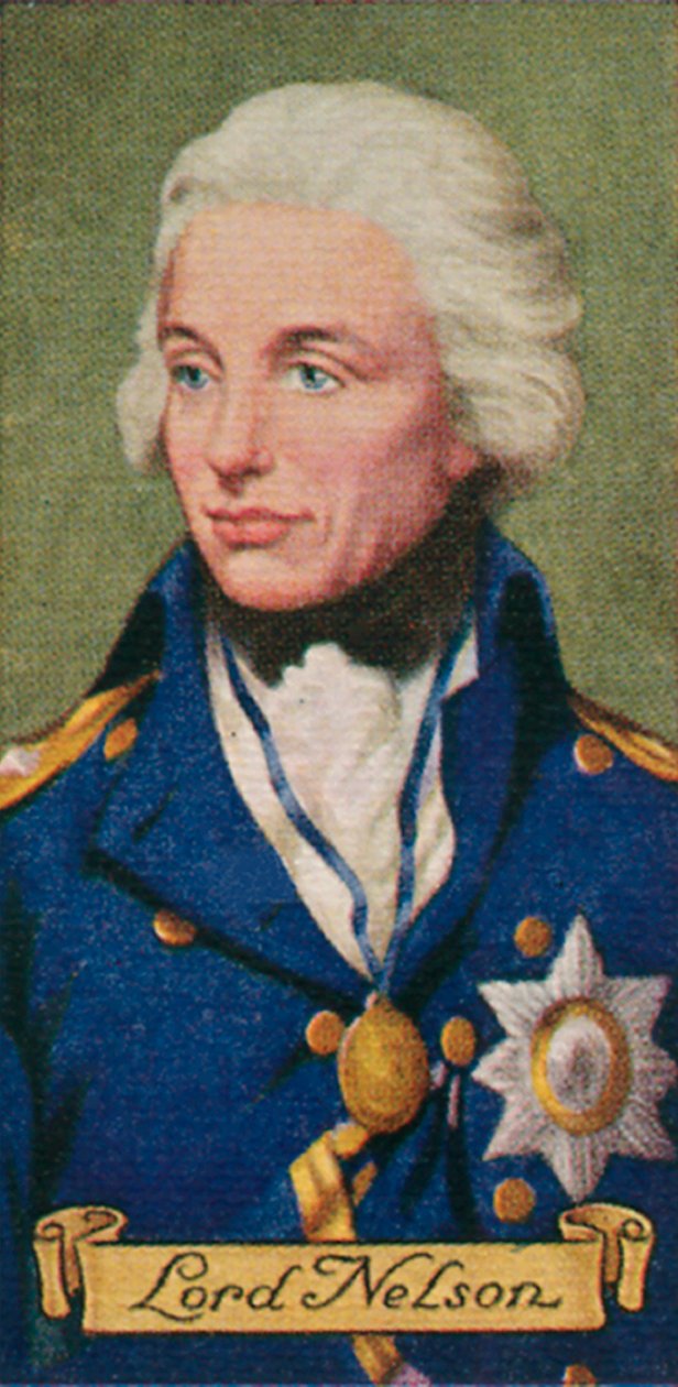 Lord Nelson, hämtat från en serie cigarettkort, 1935 av Unbekannt