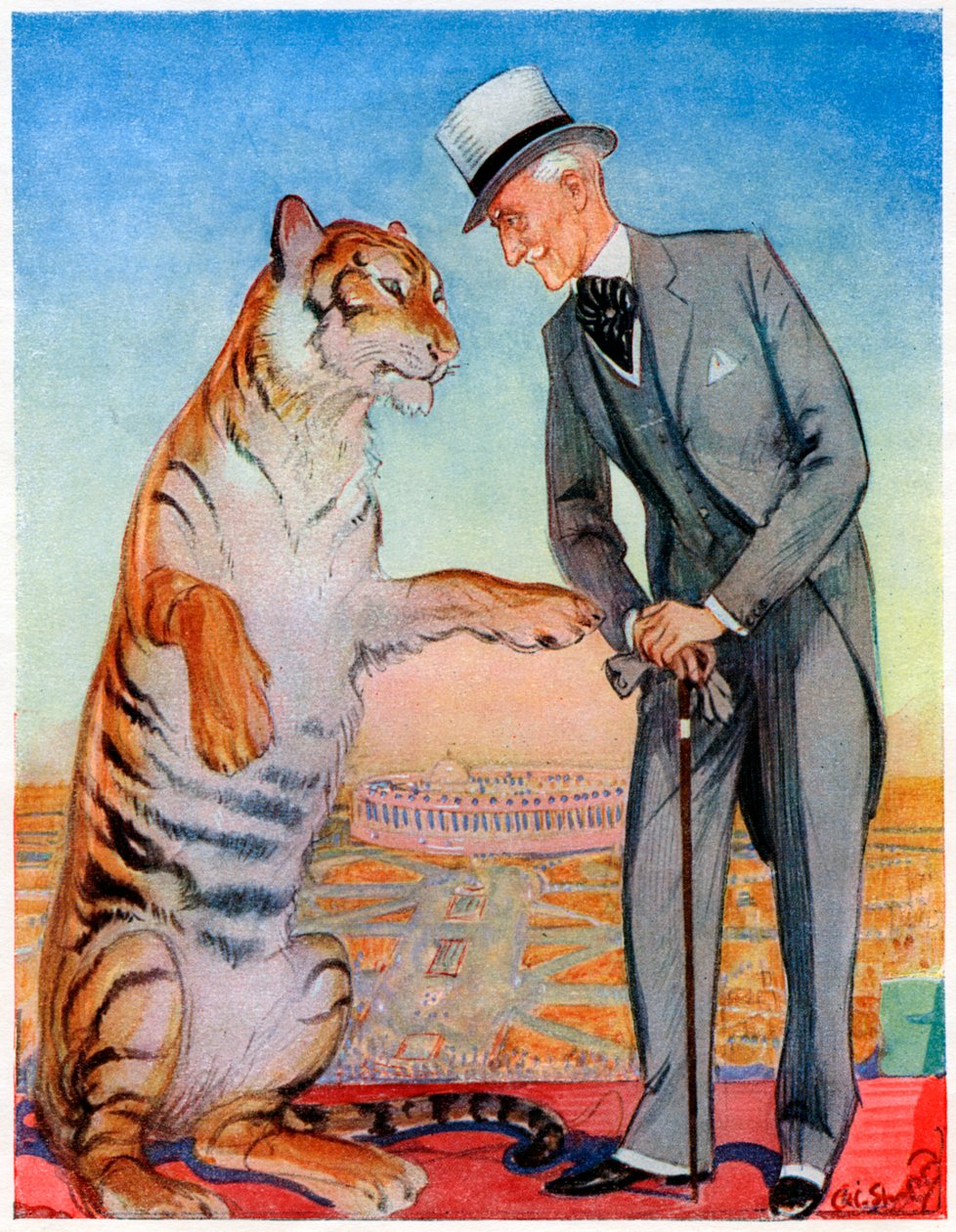 Lord Willingdon och vän, 1934 av Unbekannt