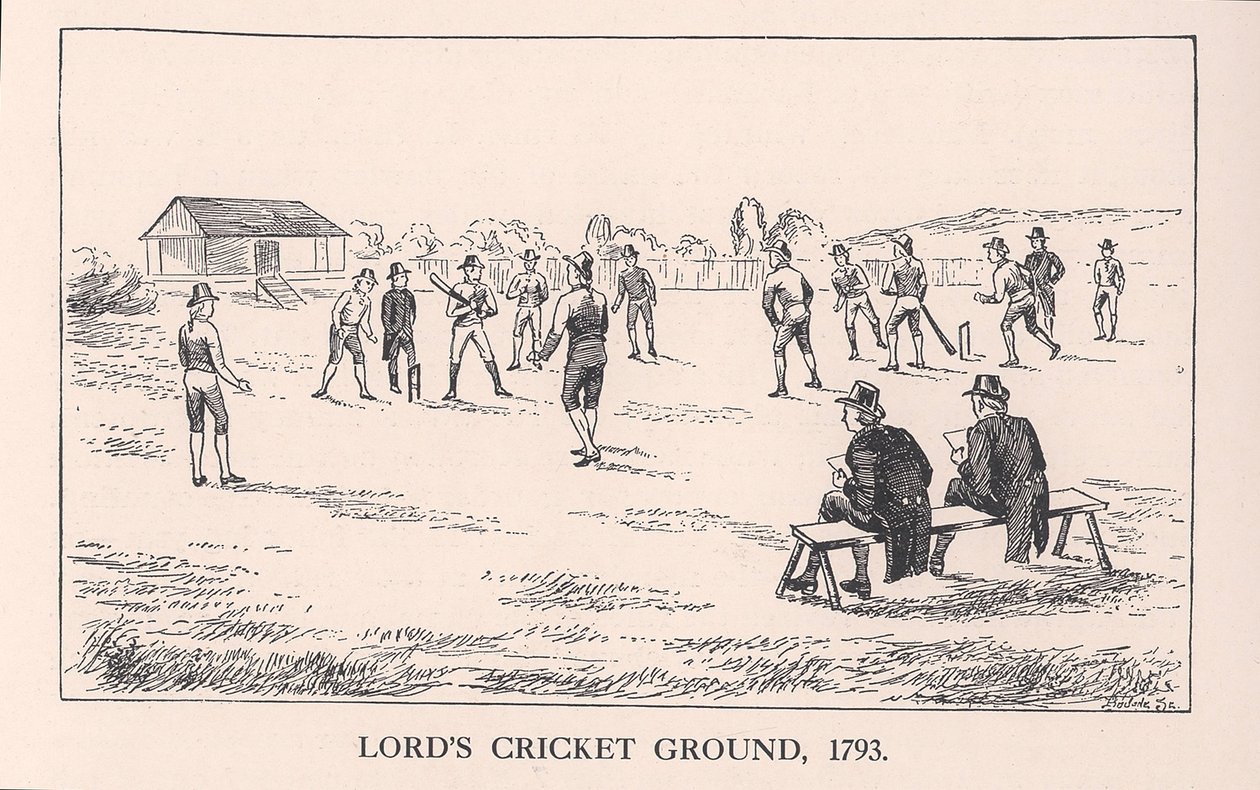 Lords cricketplan, London, 1793 1912 av Unbekannt