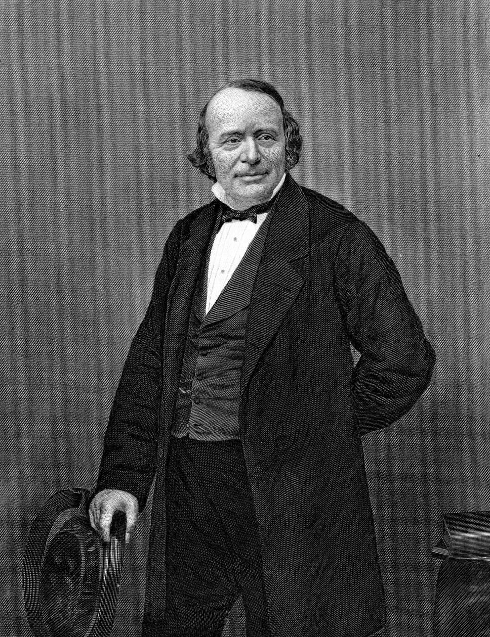 Louis Agassiz 1807-1873, schweizisk född amerikansk naturforskare och glaciolog, c1860 av Unbekannt