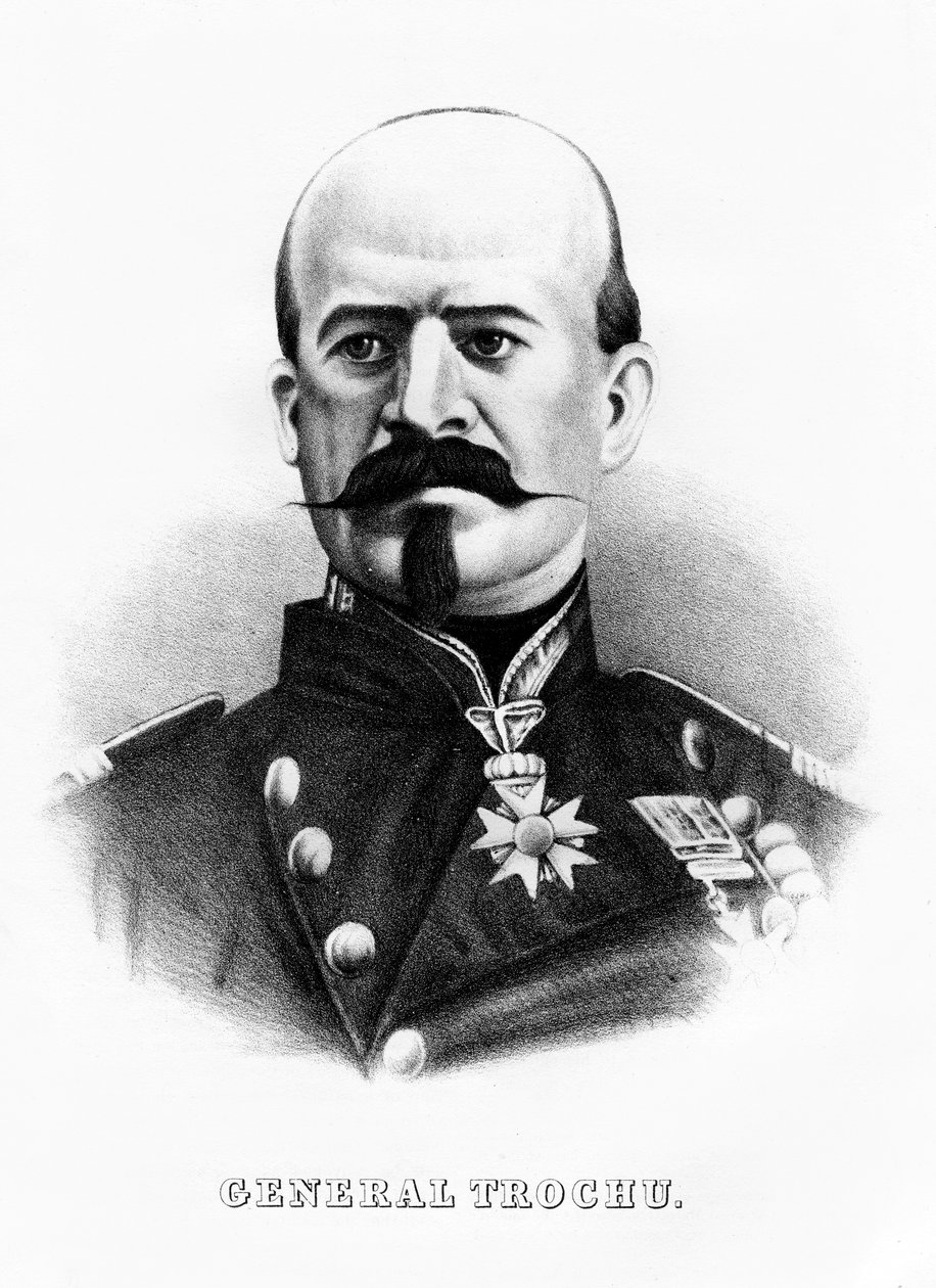 Louis Jules Trochu, fransk militärledare och politiker, mitten av slutet av 1800-talet av Unbekannt