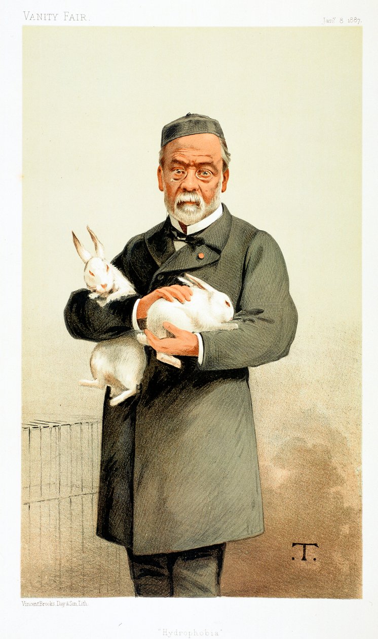 Louis Pasteur, fransk kemist och grundare av modern bakteriologi, 1887 av Unbekannt