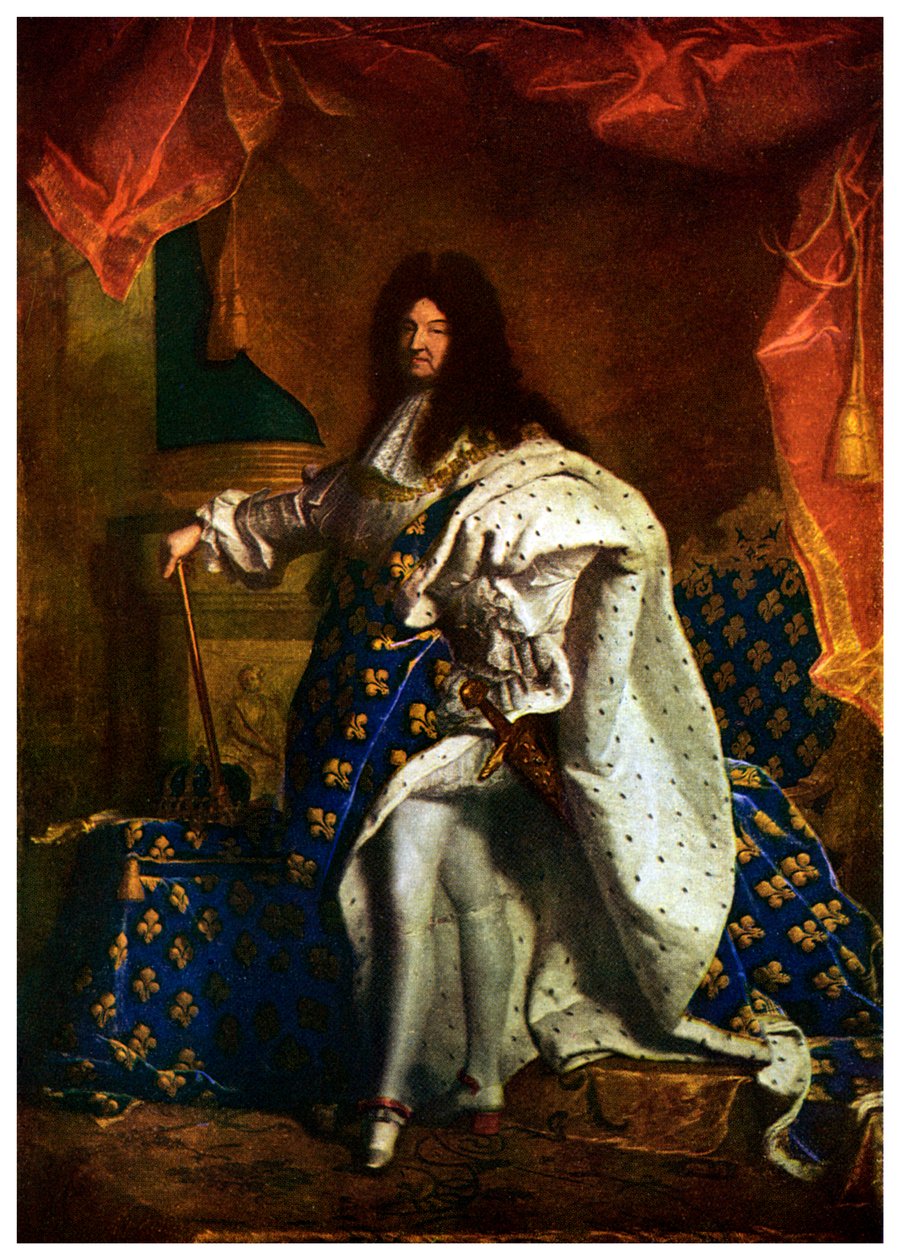 Ludvig XIV, kung av Frankrike, 1701 1956 av Unbekannt