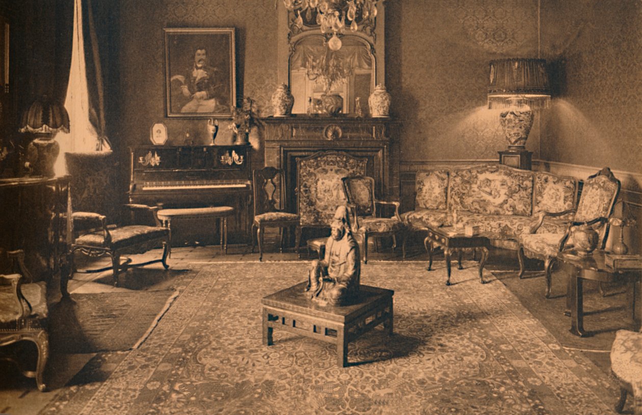 Louis XIV-rummet på den kubanska ambassaden i Bryssel, Belgien, 1927. av Unbekannt