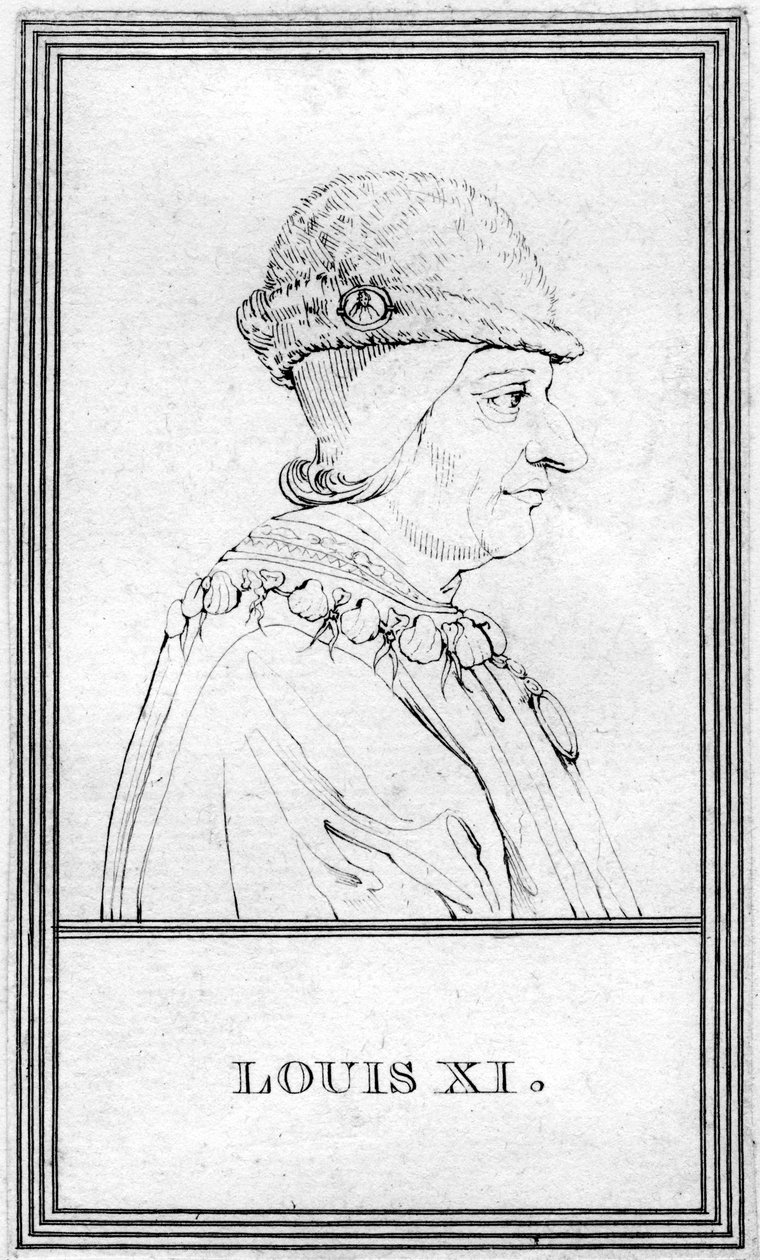 Ludvig XI, kung av Frankrike av Unbekannt