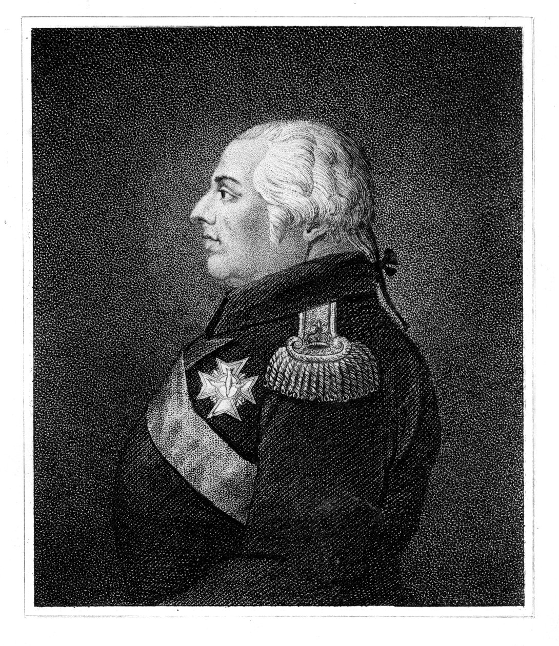 Ludvig XVIII, kung av Frankrike av Unbekannt