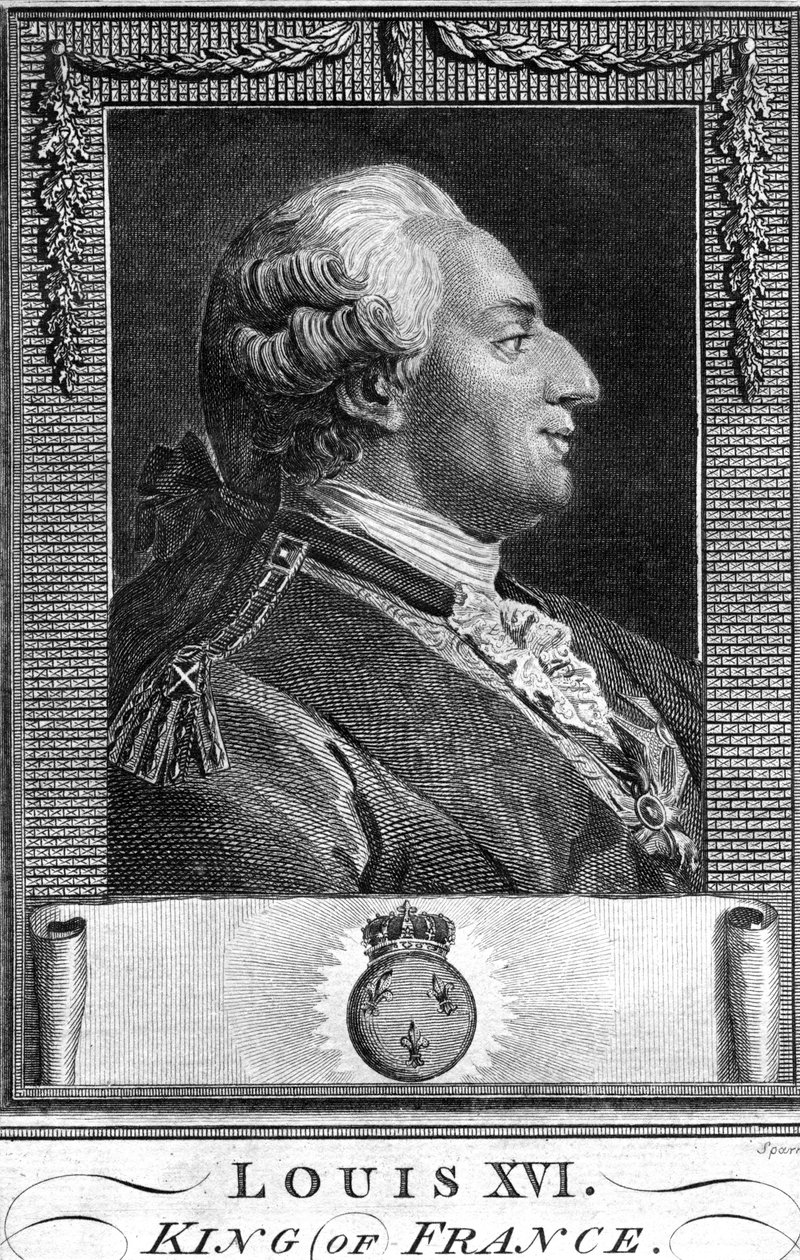 Ludvig XVI, kung av Frankrike av Unbekannt